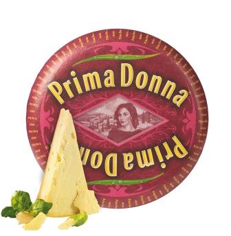 Novo visual Prima Donna queijo 